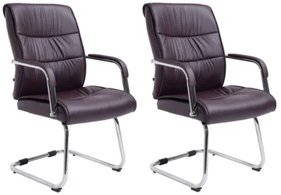 Produktbild von 2er Set Besucherstühle Sievert braun