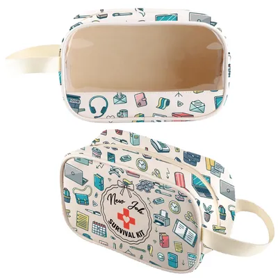 Immagine prodotto di Borsa da viaggio trasparente e sostenibile per cosmetici