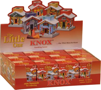 Produktbild von Knox- Bunte Duftkegel RäUCHERHAUS „The Little One“ 202060 Metall Mini
