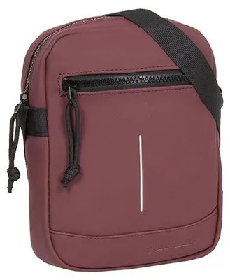 Produktbild von New Rebels Columbus Topzip Umhängetasche Schultertasche wasserabweisendes Planenmaterial, bordeaux rot