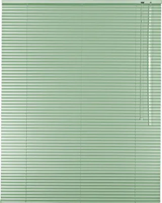 Produktbild von Alu Jalousie Aluminiumjalousie 210 x 190 cm mint Rollo Jalousette Bedienseite rechts