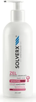 Produktbild von SOLVERX Sensitive Haut Gel zum Waschen und Abschminken von Gesicht