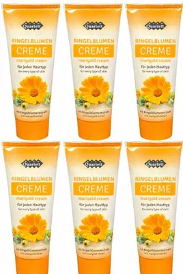 Produktbild von 6x75 ml ReAm Quartett Ringelblumen Creme Hautcreme intensive Feuchtigkeitspflege