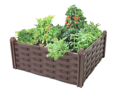 Obrázek produktu pro Okraje záhonů pro pěstování - 4dílné - 45x45 cm