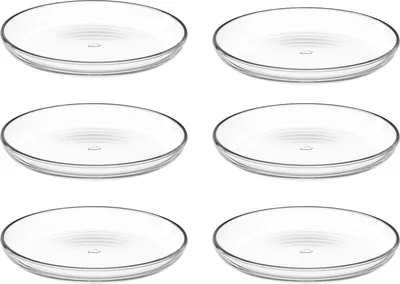 Produktbild von LEONARDO 66330, Platzteller, Rund, Glas, Transparent, 18 cm, 20 mm