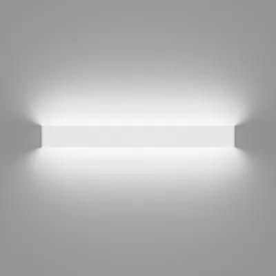 LED-Wandlampe 83 cm, 30 W, kaltweiß 6000 K, rechteckig, Aluminium