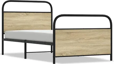 Produktbild von VidaXL 4100272, Eiche, 112 cm, 2,07 m, 100 cm, 1070 x 2030 mm, 27 cm
