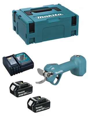 Produktbild von Astschere MAKITA DUP181RFJ (2 x 3,0 Ah + DC18RC + MAKPAC 2)