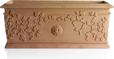 Image de Jardinière - Vite - 100 x 44 x 39 cm - Beige