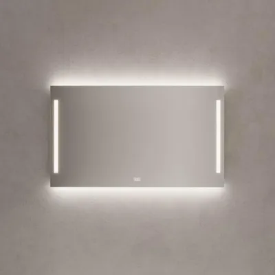 Imagen del producto de Espejo de baño Kronenbach Sun, 120 x 70 cm, con iluminación LED lateral y trasera