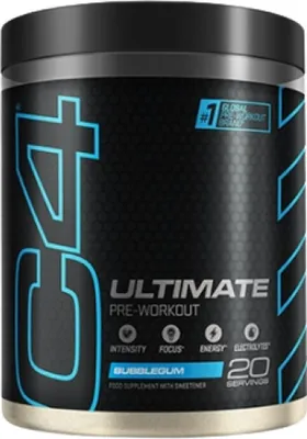 Obrázok produktu pre Cellucor C4 Ultimate 496-520 g bubblegum / Predtréningové stimulanty / Predtréningovka s vysokým obsahom kofeínu, L-citrulínu, beta-alanínu, betaínu a tyrozínu