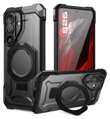 Produktbild von Supcase UB Grip Mag mit Magnetfunktion Hülle für Samsung Galaxy S26 - Schwarz Handyhülle