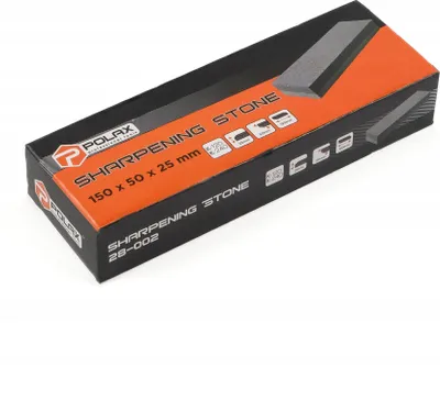 Zdjęcie produktu dla Osełka blok 150x50x25mm Polax – Kamień ostrzący K120/K240 do noży i narzędzi