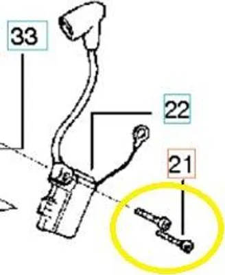 Zdjęcie produktu dla Śruba 330 Husqvarna 530015425