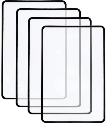 Produktbild von Unyqoos® Set von vier großen rechteckigen Leselupe für Bücher und Zeitungen
