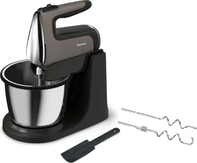 Immagine prodotto di TEFAL Powermix Silence HT654E HT654E, Miscelatore a colonna, Nero, Grigio, Miscelazione, Pulsanti, Scala, Cina, Nero