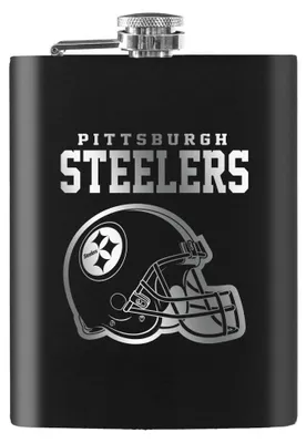 NFL Flachmann aus Edelstahl, 235 ml, schwarz
