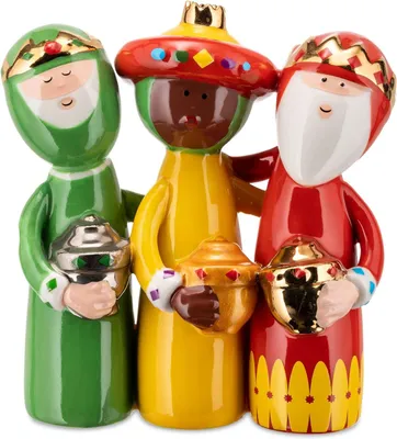 Produktbild von Alessi Uno Due Tre Re Magi Könige Porzellanfigur AGJ01 4 (1 Stück)