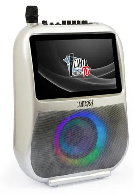 Obrázok produktu pre Prenosná karaoke súprava – karaoke systém s výkonom 40 W RMS – 35,6 cm dotykový displej