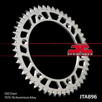 Produktbild von JT SPROCKETS Aluminium Ultraleichtes selbstreinigendes Kettenrad 896-520