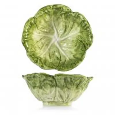 Immagine prodotto di H&H Set 2 Ciotole Verza In Stoneware Cm 17XH7