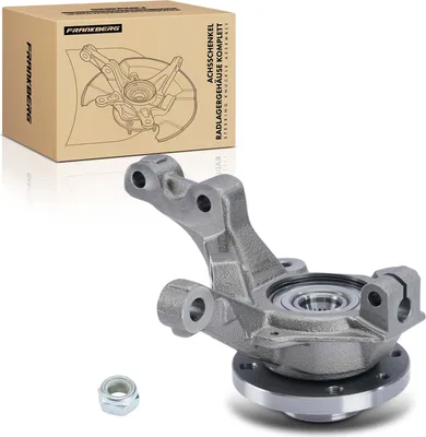 Produktbild von Frankberg 1x Achsschenkel Radlagergehäuse Komplett Vorderachse Links für Renault Clio 2 Kasten