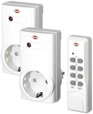 Obrázok produktu pre Brennenstuhl 1507150, Vnútorný, Biela, IP20, Bezdrôtový, RF Wireless, 433,92 MHz
