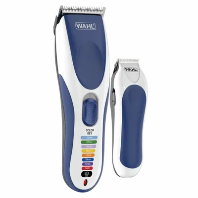 Produktbild von Wahl 09649-916, Blau, Weiß, Thermoplastischer Gummi (TPR), 1 mm, 2,5 cm, 4 cm, Bart