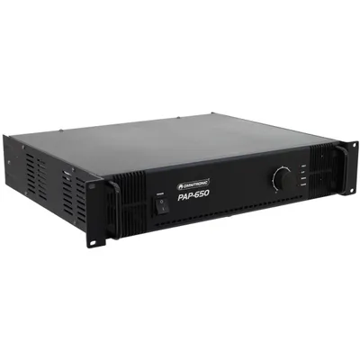 Immagine prodotto di Omnitronic 80709820 Amplificatore audio di potenza/fase nero (80709820)