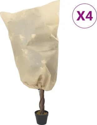 Image de Housses de protection pour plantes avec cordon de serrage 4 pcs