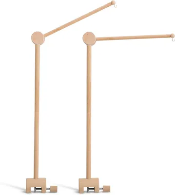 Image de Support en bois pour mobile de lit bébé, pour berceau, 1 pièce, idéal pour la chambre d'enfant