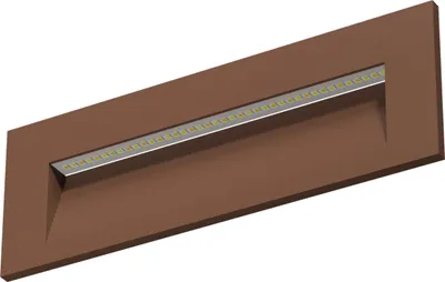 Image de Applique LED encastrable Beneito Faure Tween 5W CCT, lumière réglable, design sobre, idéale pour marches corten