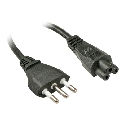 Produktbild von LINDY IEC-Netzkabel abgewinkelt Schuko an C13 5m
