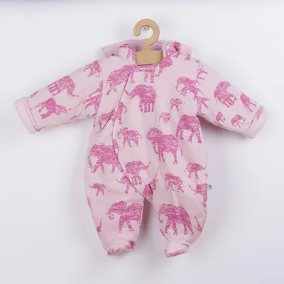 Produktbild von Baby Service Baby Service Elefanten rosa, Gr. 74 (6-9m)