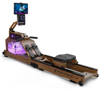 Produktbild von Sportstech Rudergerät WRX1000 | Moderne LCD-Anzeige | LED-Feedback | Klappbar