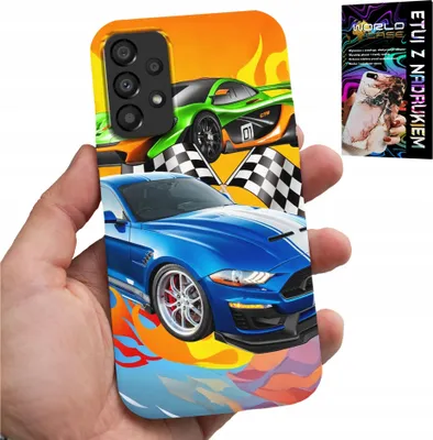 Produktbild von Etui Für Samsung A52 / A52S - Für Kinder, Rennwagenrennen
