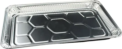 Produktbild von 50 Rechteckige Aluschalen 1/1 GN 45mm tief 5200ml - Ideal für Catering, Partys