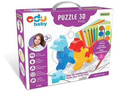 Obrázok produktu pre Puzzle 3D Zwierzęta domowe 42160