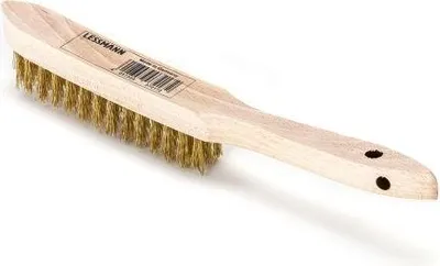 Immagine prodotto di Lessmann Bürste/Handbürste zur Entfernung von Rost, Schmutz und Farbe | 3 Reihig