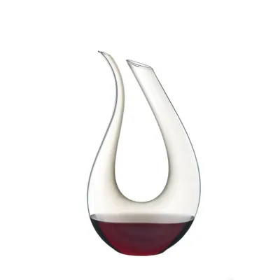 Obrázok produktu pre Riedel Decanter Amadeo Grigio, sklenená karafa, karafa na víno, vysokokvalitné sklo, sivá, 1,5 l, 1756/13-G