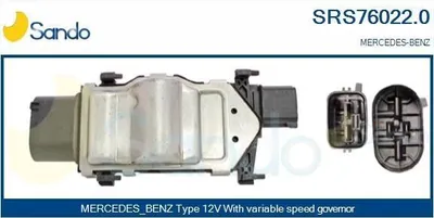 Produktbild von SANDO Vorwiderstand Kühlerlüfter SRS76022.0 passend für MERCEDES-BENZ B-Klasse (W246, W242)