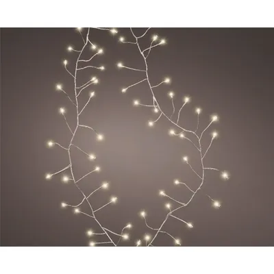 Produktbild von Micro Lichterkette, Compact LED, Innen, 120 cm, 100 Lichter - warmweise Dioden, mit 6 Timer, Batteriebetrieben - 120 cm 100 LED