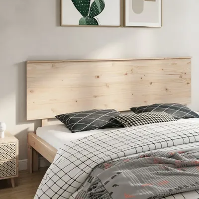 Produktbild von The Living Store Bett-Kopfteil 204x6x82,5 cm Massivholz Kiefer