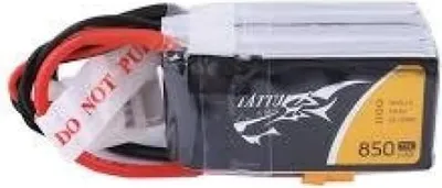 Zdjęcie produktu dla Bateria Tattu 4S1P XT60, 850mAh, 14,8V, 75C