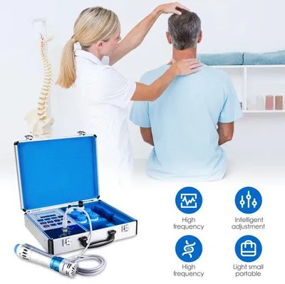 Productafbeelding van Elektromusculair stimulatiedapparaat - Massageapparaat - 6 massagekoppen - Hoogfrequent - EMS - Therapie - Ontspanning