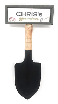 Garten-Schild zum Aufhängen, personalisiert, 22,5 cm