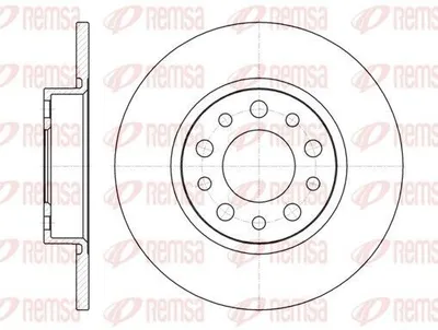 Produktbild von 2x REMSA Bremsscheibe 6967.00 hinten für ALFA ROMEO 159 Sportwagon (939) 278mm