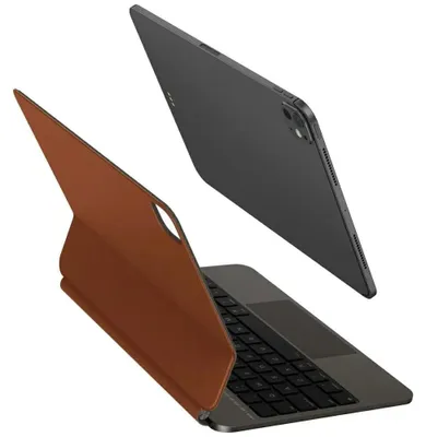 Zdjęcie produktu dla Etui UNIQ Venno Pro do iPad Pro 11" M4 z klawiaturą caramel