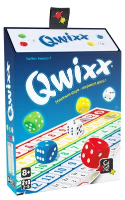 Productafbeelding van Gigamic - Dobbelspel Qwixx, geschikt voor kinderen vanaf 8 jaar tot volwassenen, JNQX