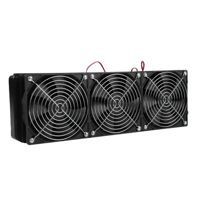 Obrázek produktu pro Ventilátor chladiče CPU, chladič CPU, chladič vodního chlazení, kapalinový výměník tepla, počítačový ventilátor, chladič CPU Heat Row